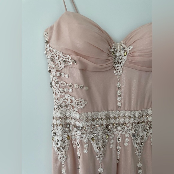 Mignon beaded rose gown - Picture 3 of 9